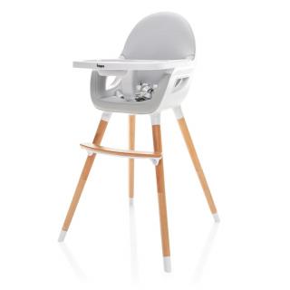 Dětská jídelní židlička ZOPA Dolce 2 2022  + DÁREK SLON ZOPA Barva: Dove Grey/White