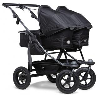 Kombinovaný sourozenecký/dvojčatový kočárek TFK DUO COMBI Push Chair - Air Wheel 2023 Barva: Black