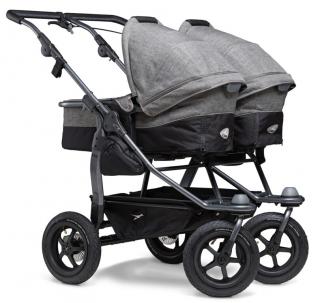 Kombinovaný sourozenecký/dvojčatový kočárek TFK DUO COMBI Push Chair - Air Wheel 2023 Barva: Premium Grey