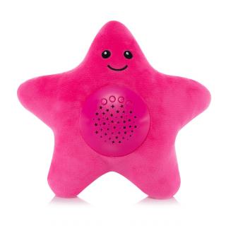 Plyšová hračka ZOPA hvězdička s projektorem 2022 Barva: Pink
