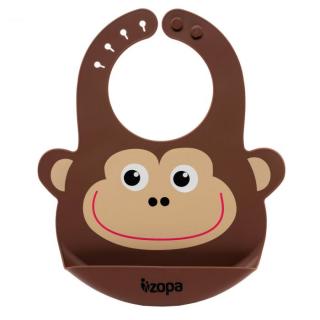 Silikonový bryndák ZOPA 2022 Barva: Monkey