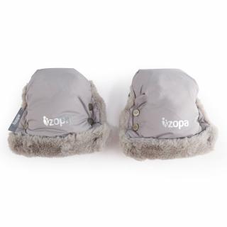 Zimní rukavice na kočárek ZOPA Fluffy 2022 Barva: Foggy Grey