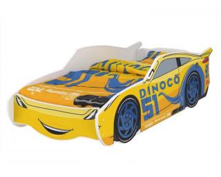 Dětská postel Super Car DINO 160 x 80 cm (Dětská postel Super Car DINO 160 x 80 cm)