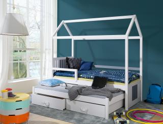 Domečková postel s přistýlkou 180x80 cm (Domečková postel s přistýlkou 180x80 cm)