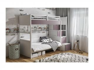 Patrová postel 200x90 cm MNOHO BAREV NA VÝBĚR (...mnoho barevných variant na výběr)