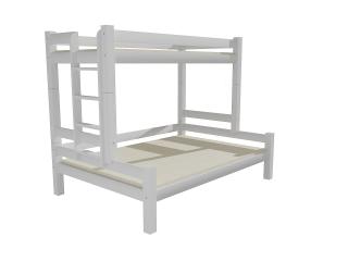 Patrová postel z masívu 120x200 cm bílá (Patrová postel z masívu 120x200 cm bílá )