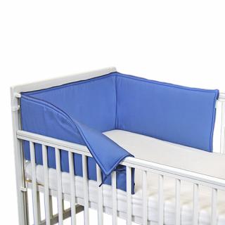 Babyrenka ochranný límec do postýlky 180 cm Uni Dark Blue