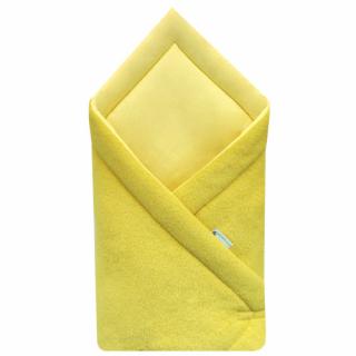 Babyrenka zavinovačka 75x75 Fleece úplet Mustard