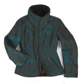 Dámská zimní bunda Rialto Biba - tyrkysová 0168 Dámská velikost: 36
