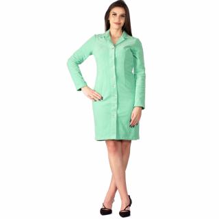 Dámské košilové šaty Mitra zelený manšestr 19134 Dámská velikost: 42