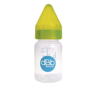dBb kojenecká lahvička PP 120ml, savička silikon,NN, barva Green