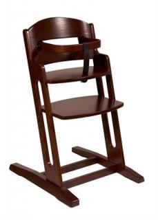 Dřevěná jídelní židlička BabyDan DanChair Walnut