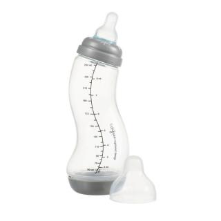 Nastavitelná kojenecká S-láhev Difrax 1-2-3 Natural 250ml