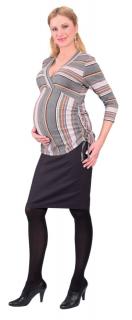 Těhotenká sukně Rialto Bever fialový melír 0290 Dámská velikost: 40
