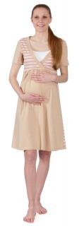 Těhotenská a kojící noční košile Rialto Gloyl z organické bavlny 0180 Dámská velikost: 36