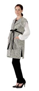 Těhotenská, dámská vesta Rialto Flavy šedobéžový melír 0499 Dámská velikost: 36