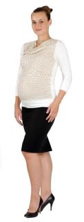 Těhotenská sukně Rialto Bever černá 0162 Dámská velikost: 36