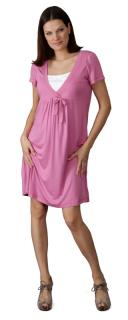Těhotenské a kojící šaty Rialto Loison světle růžové 0360 Dámská velikost: 50