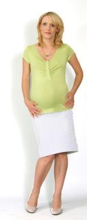 Těhotenské a kojicí tričko Rialto Dison zelené 0299 Dámská velikost: 42