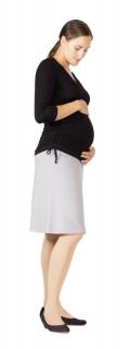 Těhotenské a kojicí tričko Rialto Rully černé 0156 Dámská velikost: 38