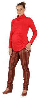 Těhotenské kalhoty Rialto Steiny barevné proužky 3700 Dámská velikost: 36