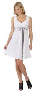 Těhotenské šaty Rialto Lacroix-V bílé s černými puntíky 4779 Dámská velikost: 36