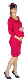 Těhotenské šaty Rialto Lunna červené 0441 Dámská velikost: 36