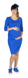 Těhotenské šaty Rialto Lunna kobalt 0442 Dámská velikost: 34