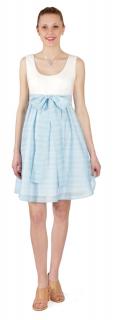 Těhotenské společenské šaty Rialto Lacroix-UP modré 0025 Dámská velikost: 40