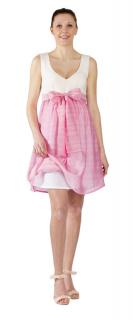 Těhotenské společenské šaty Rialto Lacroix-UPV růžové 0023 Dámská velikost: 36