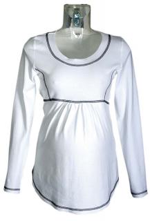 Těhotenské tričko Rialto Borvemore bílá 0103 Dámská velikost: 44