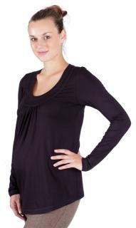Těhotenské tričko Rialto Rimogne černá 0156 Dámská velikost: 36