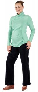 Těhotenské tričko Rialto Tolmachan zelená 0071 Dámská velikost: 44