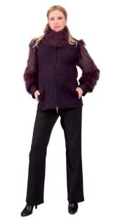 Těhotenský kabátek Rialto Maffe fialová 0086 Dámská velikost: 38