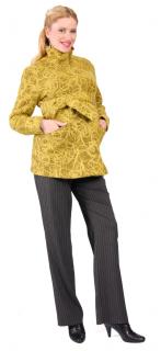 Těhotenský kabátek Rialto Molain - žlutá 0143 Dámská velikost: 40