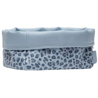 Textilní košík na kojenecké potřeby Bébé-Jou Leopard Blue