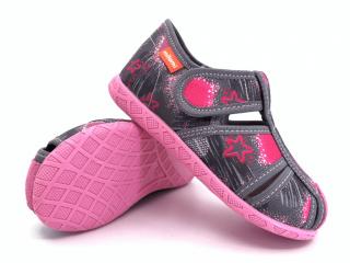 Bačkorky Milami 115-4SR Grey Velikost: 33