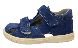 Kožené sandále Jonap 036 s modrá (2023) Velikost: 25
