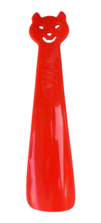Obouvací lžíce Buble neonová červená Barva: červená - neon