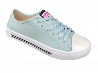 Plátěné tenisky MOLECA lona sider/light turquoise Velikost: 39