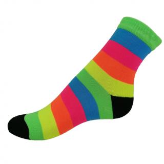 ponožky NEON SPORT proužek Velikost: 29-30
