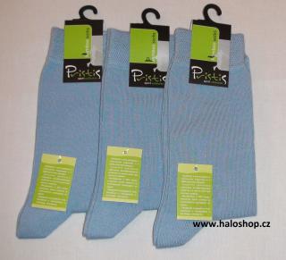 Dámské bambusové ponožky (světle modrá) (bambusové ponožky)