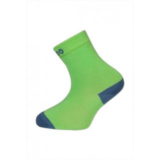 Dětské bambusové ponožky Hugo (zelená s modrou) (bambusové ponožky)