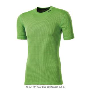 Pánské funkční tričko s krátkým rukávem (zelená) (pánské funkční tričko)