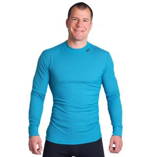 Pánské funkční triko dlouhý rukáv (modrá) (funkční tričko)