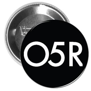 Placka O5R černá (O5 a Radeček: Placka O5R černá)