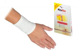 Kinetex - Elastická bandáž zápěstí 2 ks Velikost: L/XL