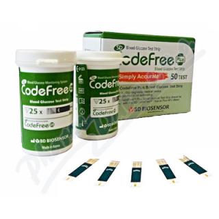 Proužky do glukometru SD Codefree Plus 50ks