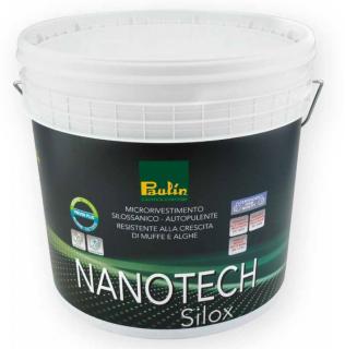 Samočistící silikonová fasádní barva - Nanotech Silox Balení: 12,5 l, ODSTÍN: BAREVNÁ (odstín napište do poznámky v objednávce)