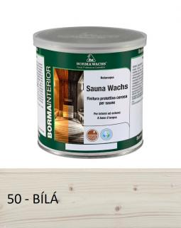 Saunový vosk na dřevo - Sauna Wachs - bílá Balení: 0,75 Lt.